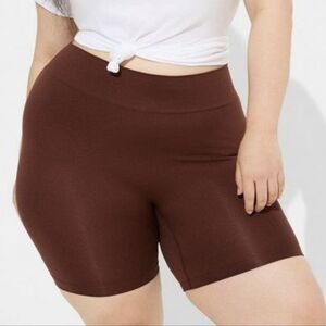 Torrid Shorts High Rise No Rub NWT Plus 2 2X 18 20 Brown Panty Underwear NEW